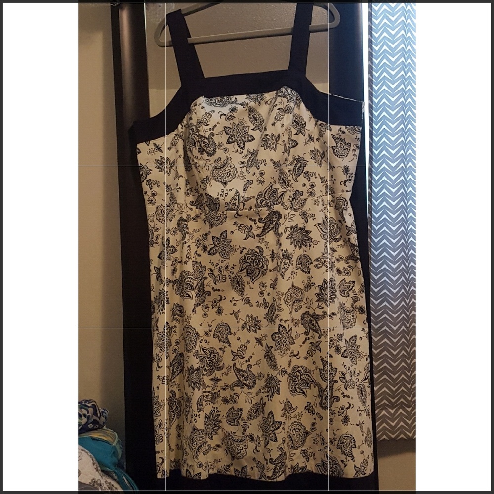 Black and White Summer Dress 🌼